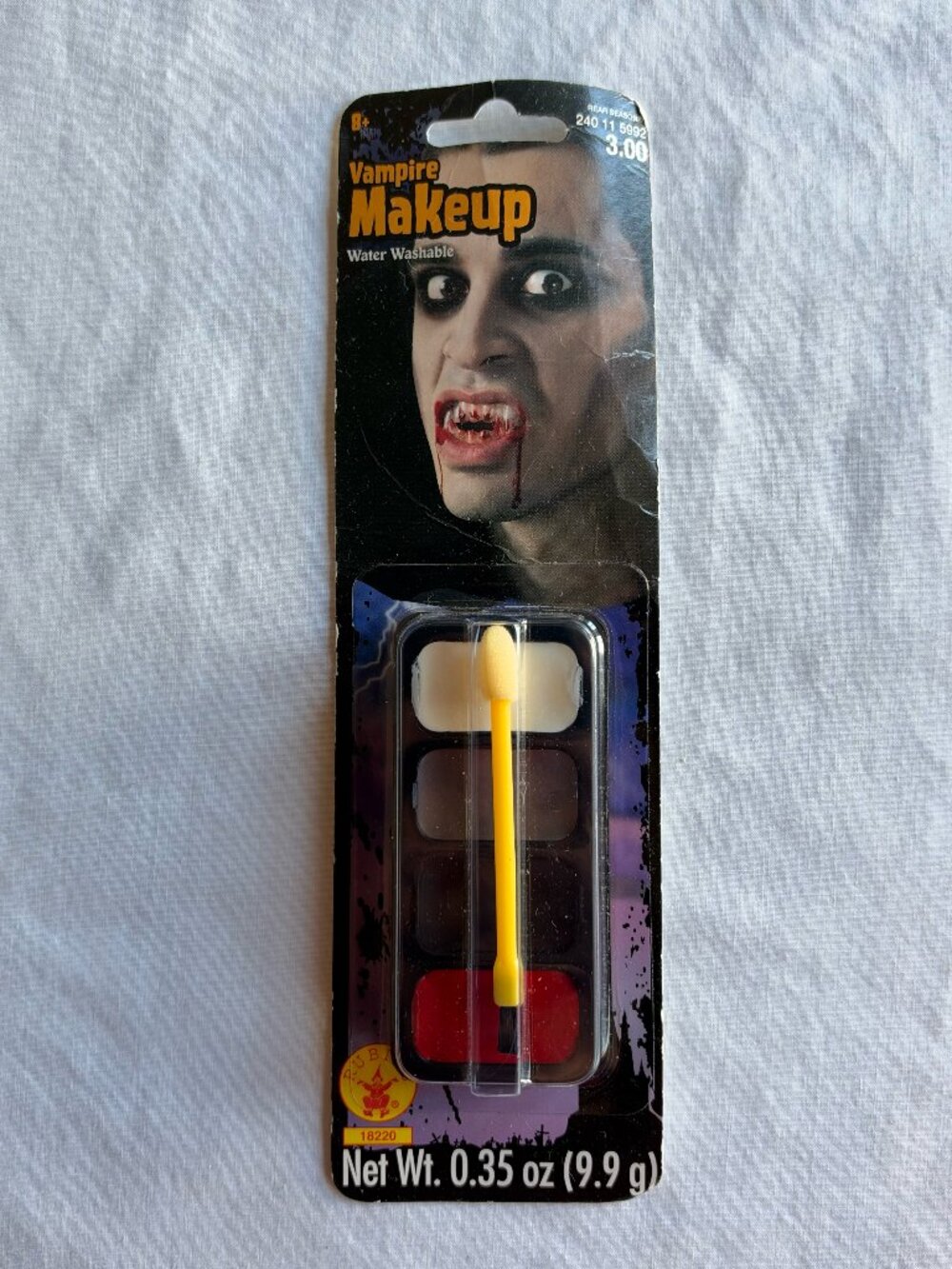 Rubie's Vampire Makeup Halloween Costume Kit - Water Washable - SEALED